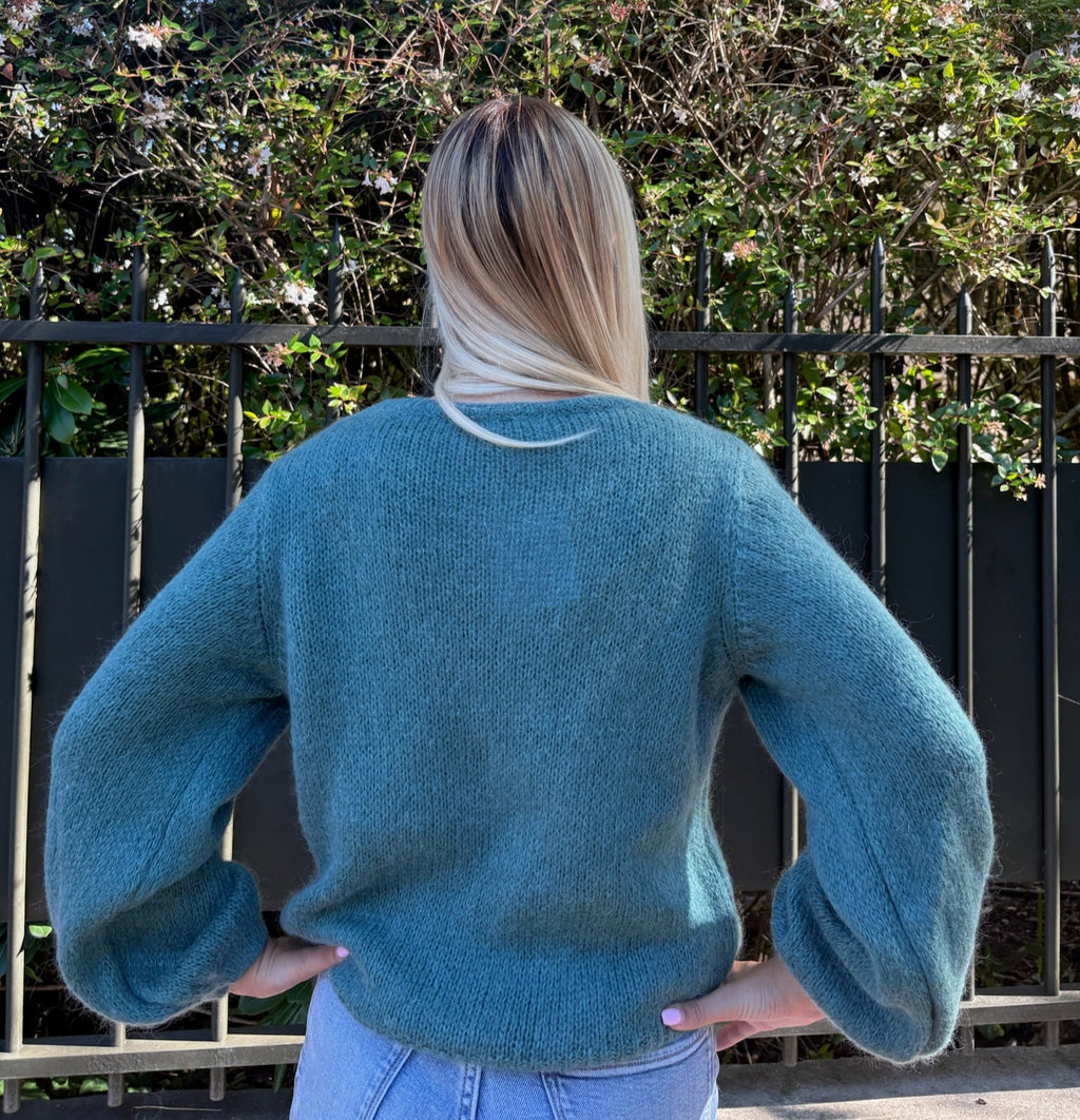 Pull Maëlys céladon