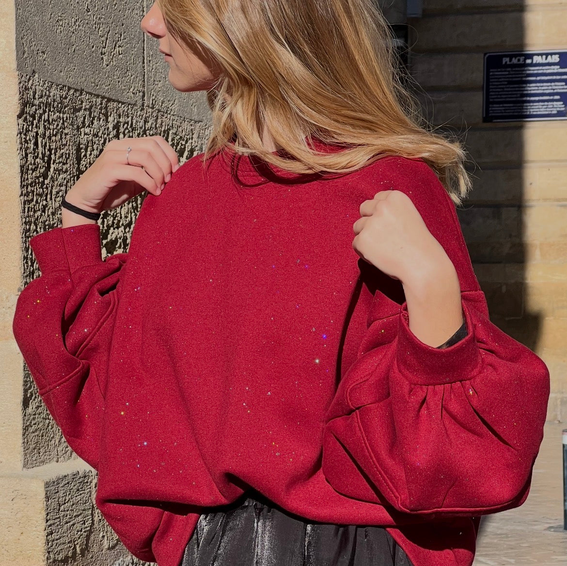 Sweat à paillettes