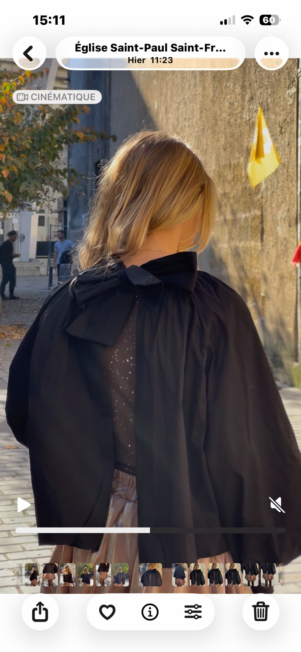 Top manches longues avec dos ouvert