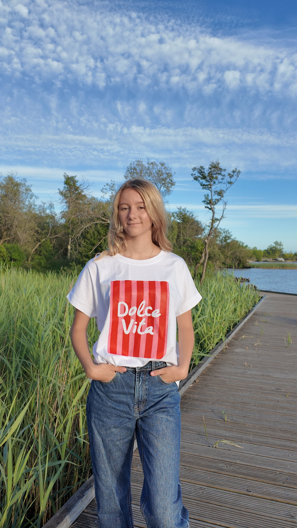 T-shirt en coton imprimé tendance ✨