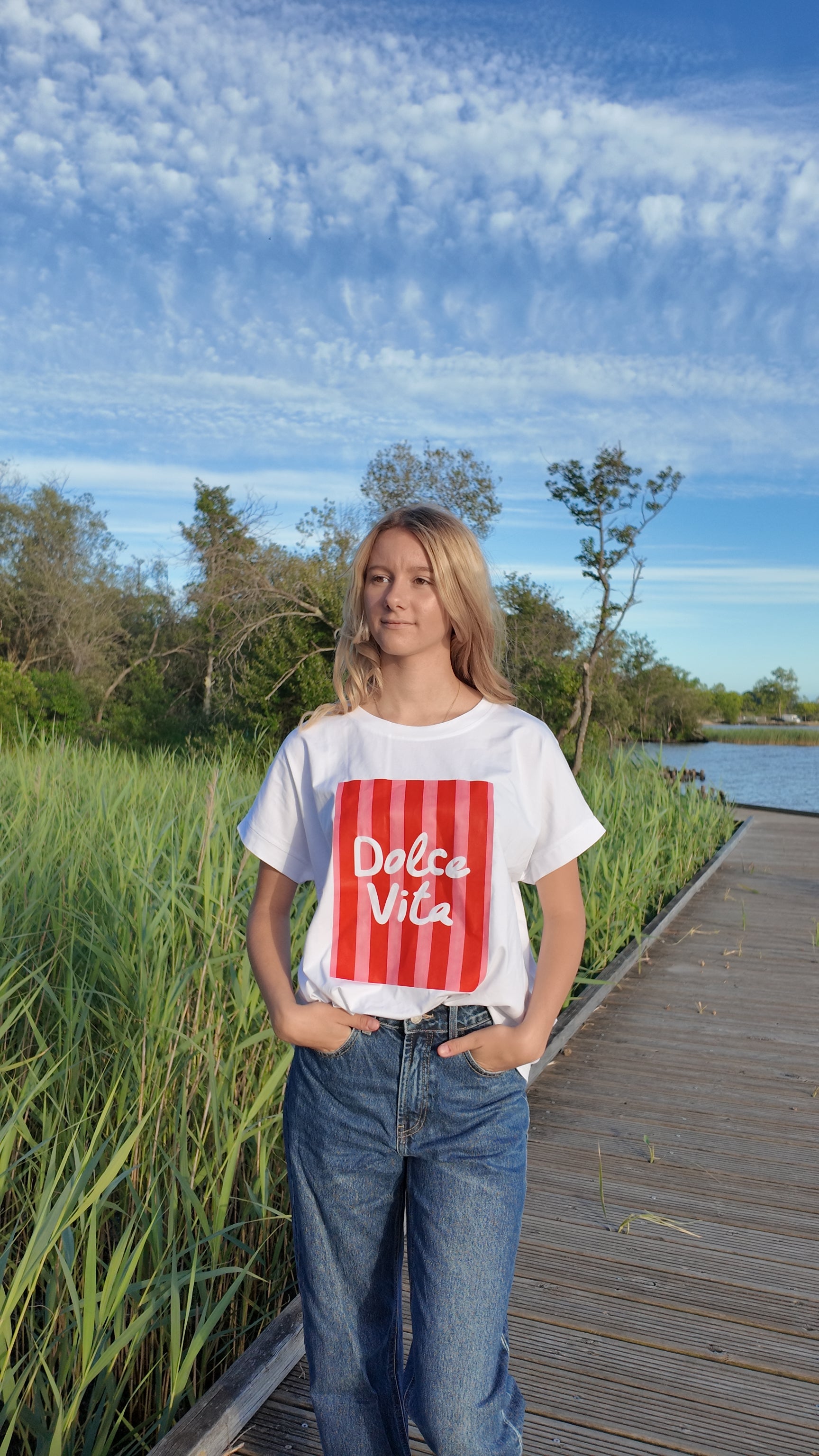 T-shirt en coton imprimé tendance ✨