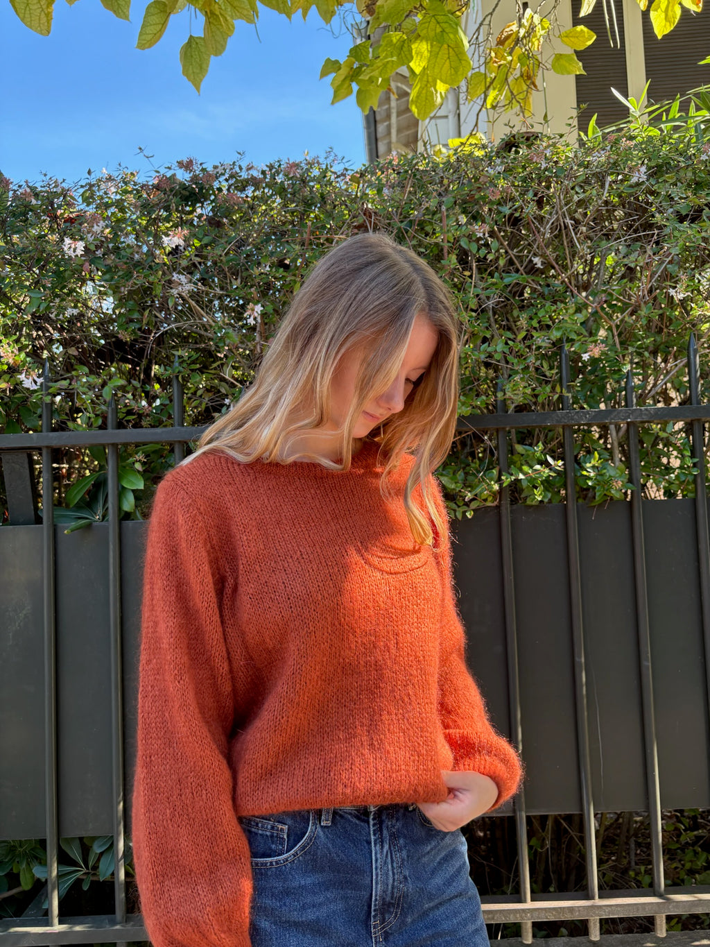 Pull Maëlys rouille