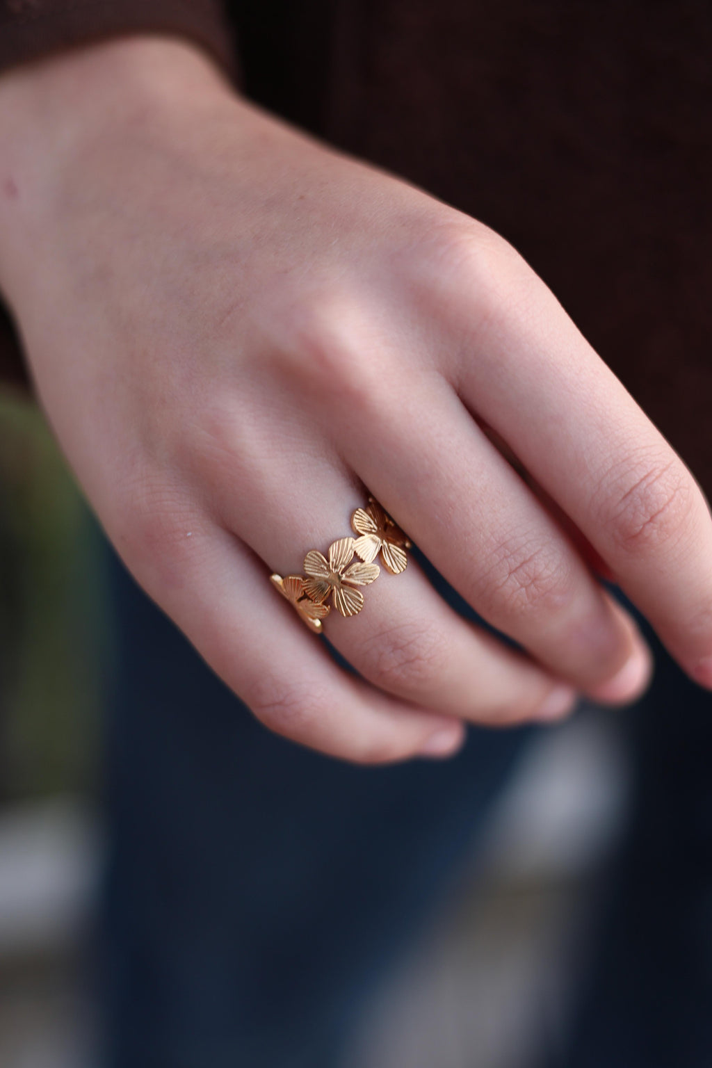 Bague fleur