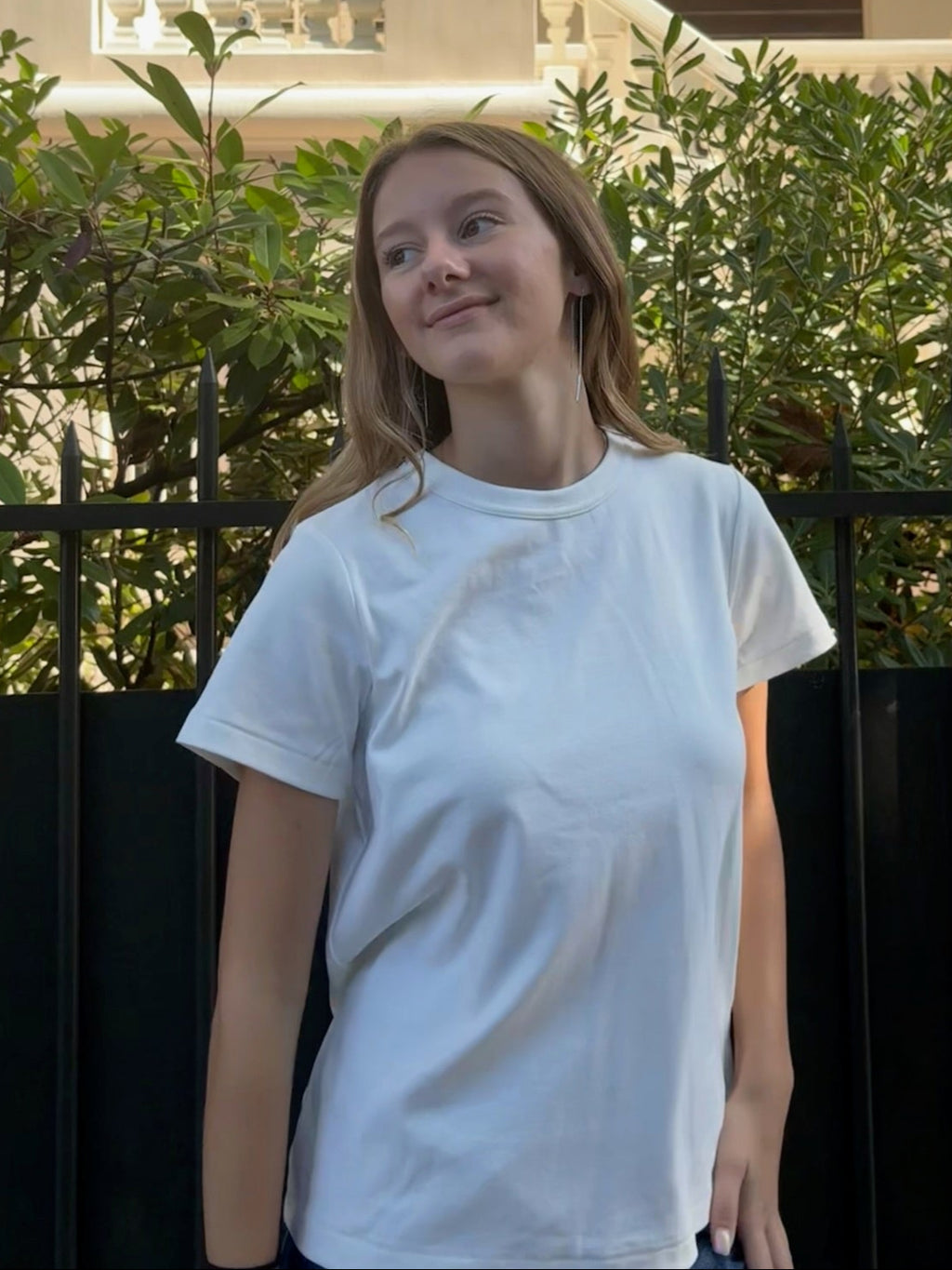 T-shirt manches courtes Marie blanc