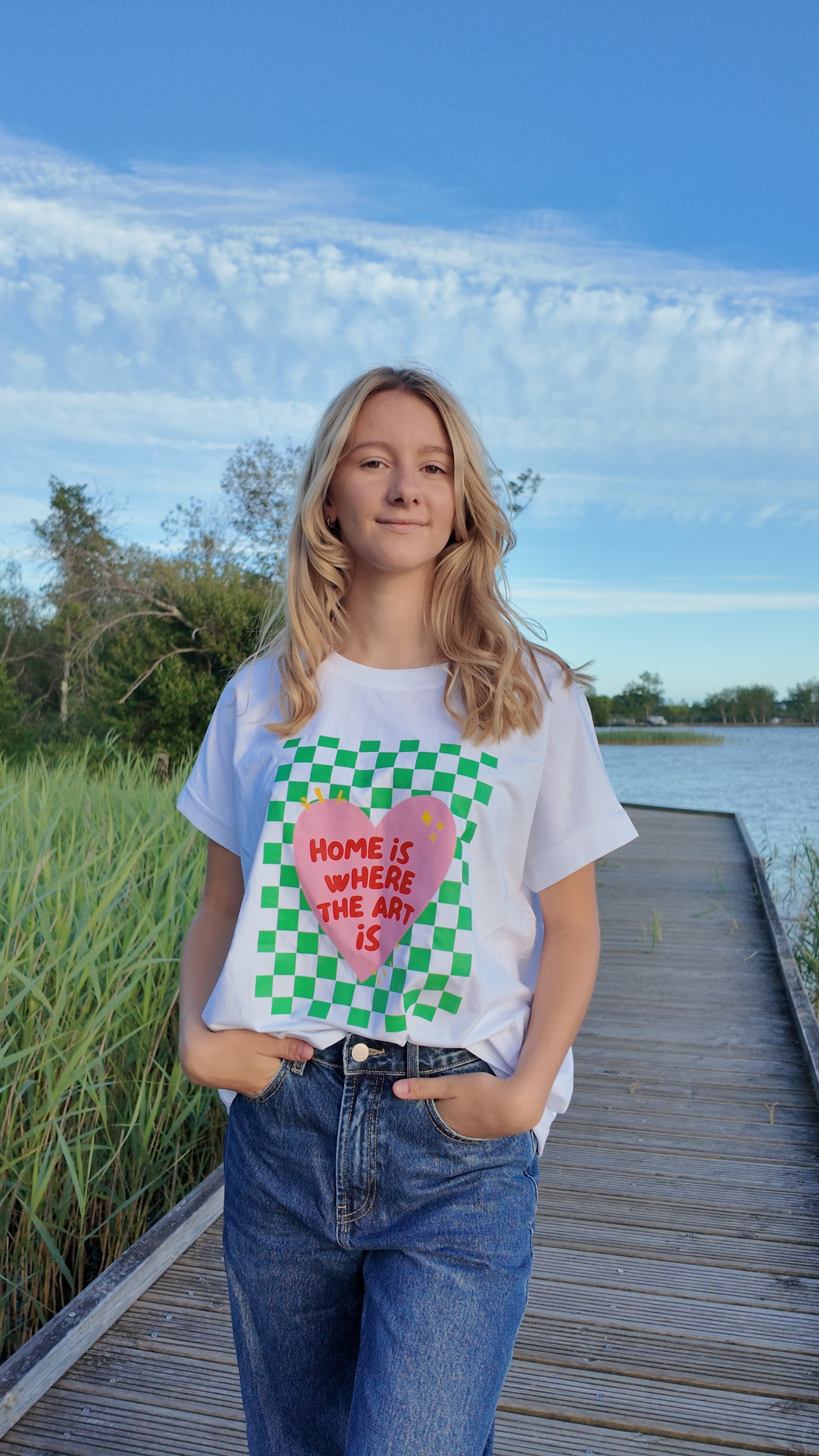T-shirt en coton imprimé tendance ✨