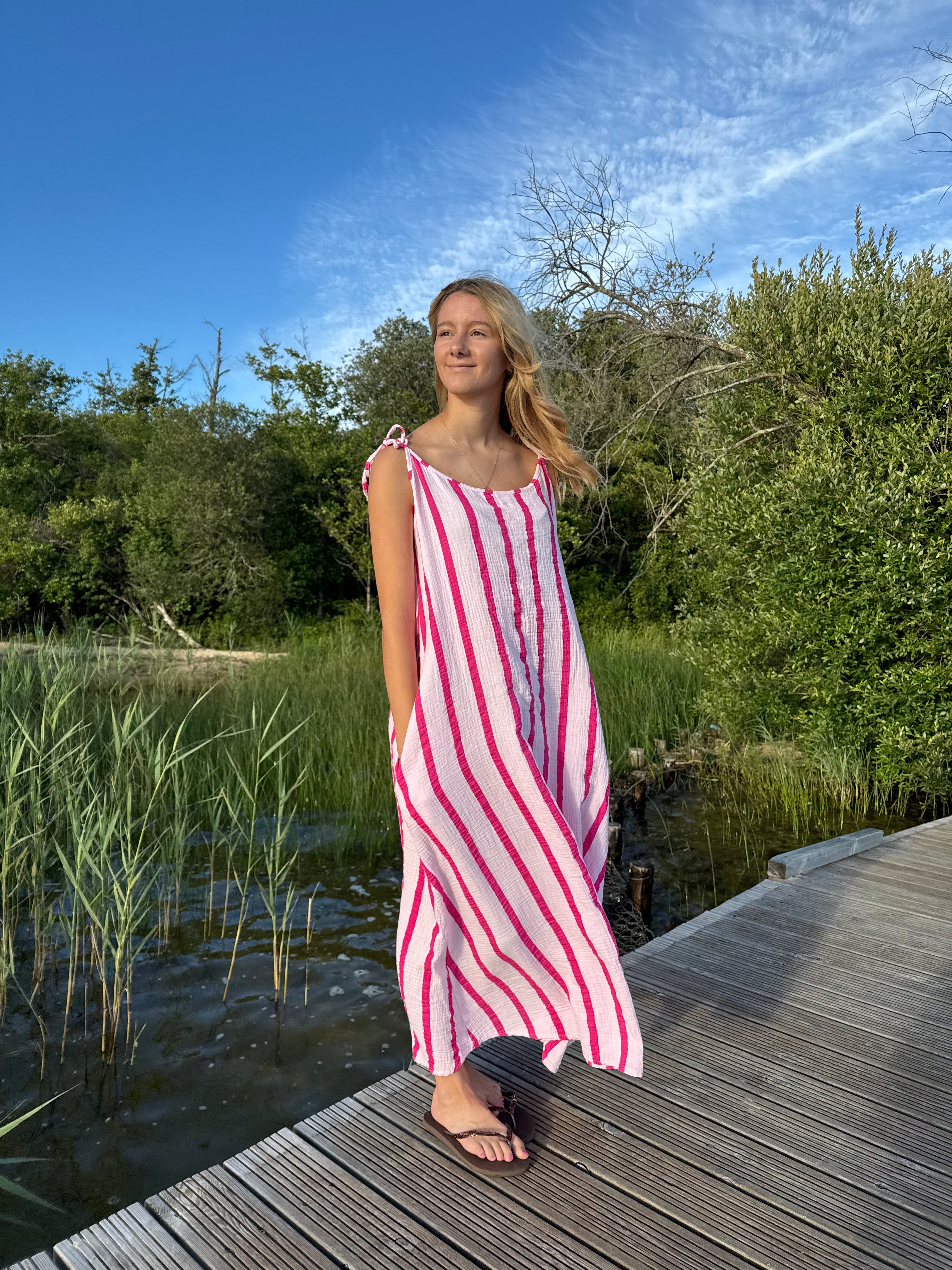 Robe en viscose avec 2 poches 🌿