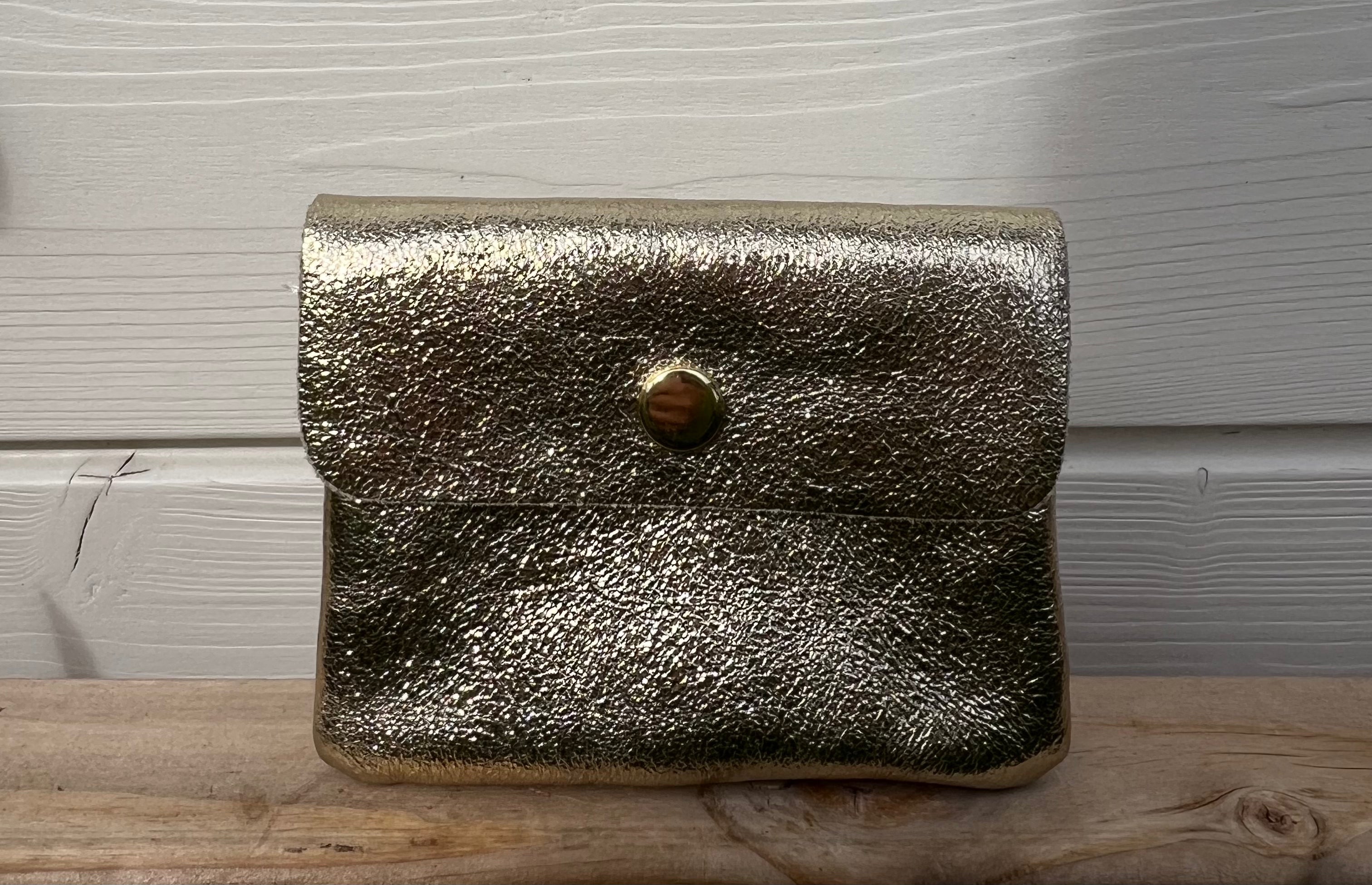 Porte monnaie Laïa doré