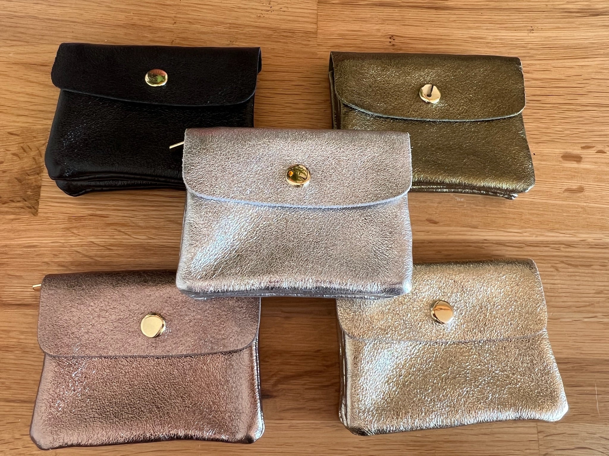 Porte monnaie Laïa argenté