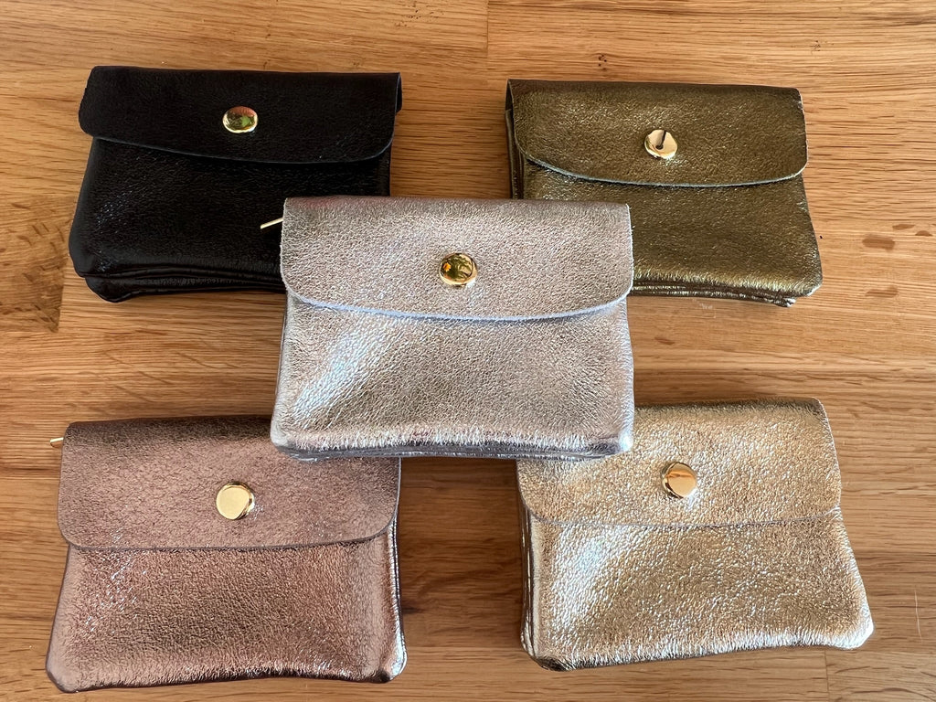 Porte monnaie Laïa argenté